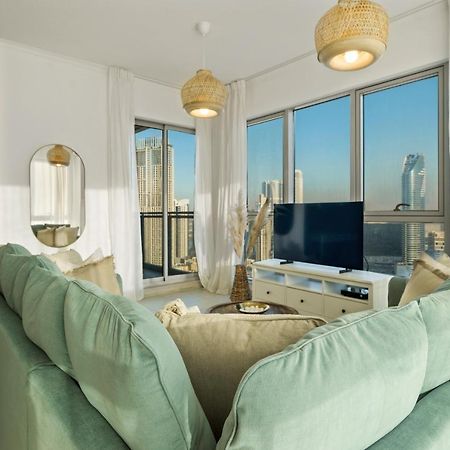 Chic And Zen Apartment, Near Burj Khalifa Tower Dubai Exteriör bild