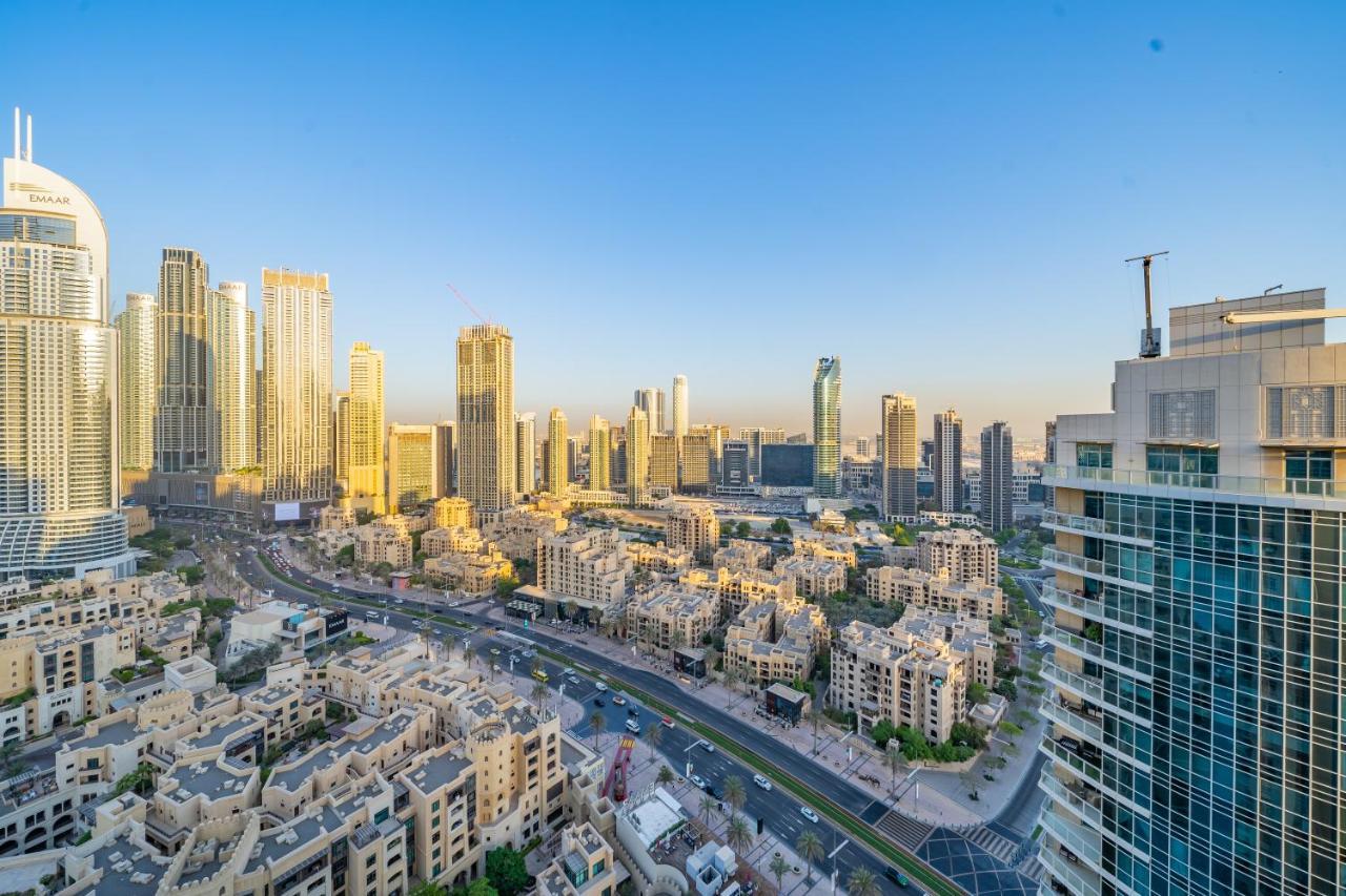 Chic And Zen Apartment, Near Burj Khalifa Tower Dubai Exteriör bild