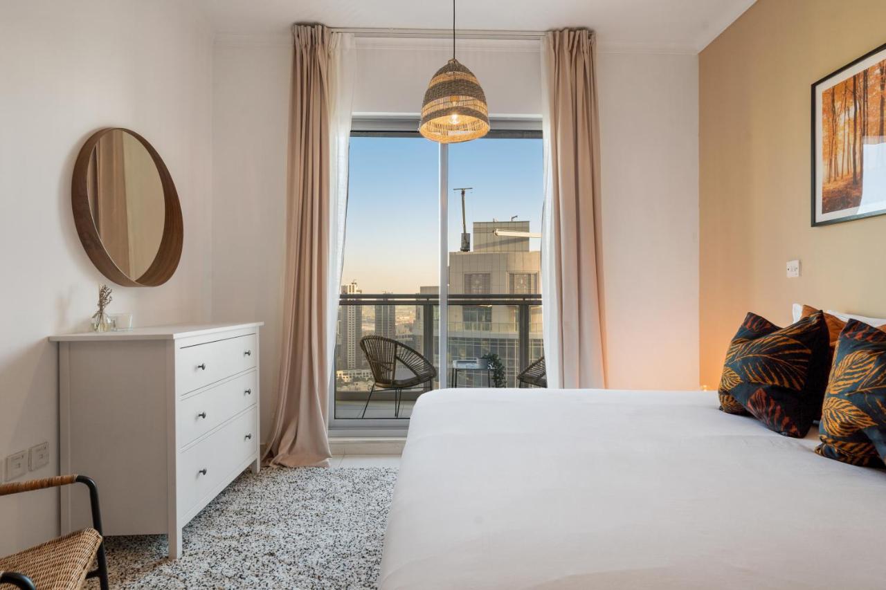 Chic And Zen Apartment, Near Burj Khalifa Tower Dubai Exteriör bild