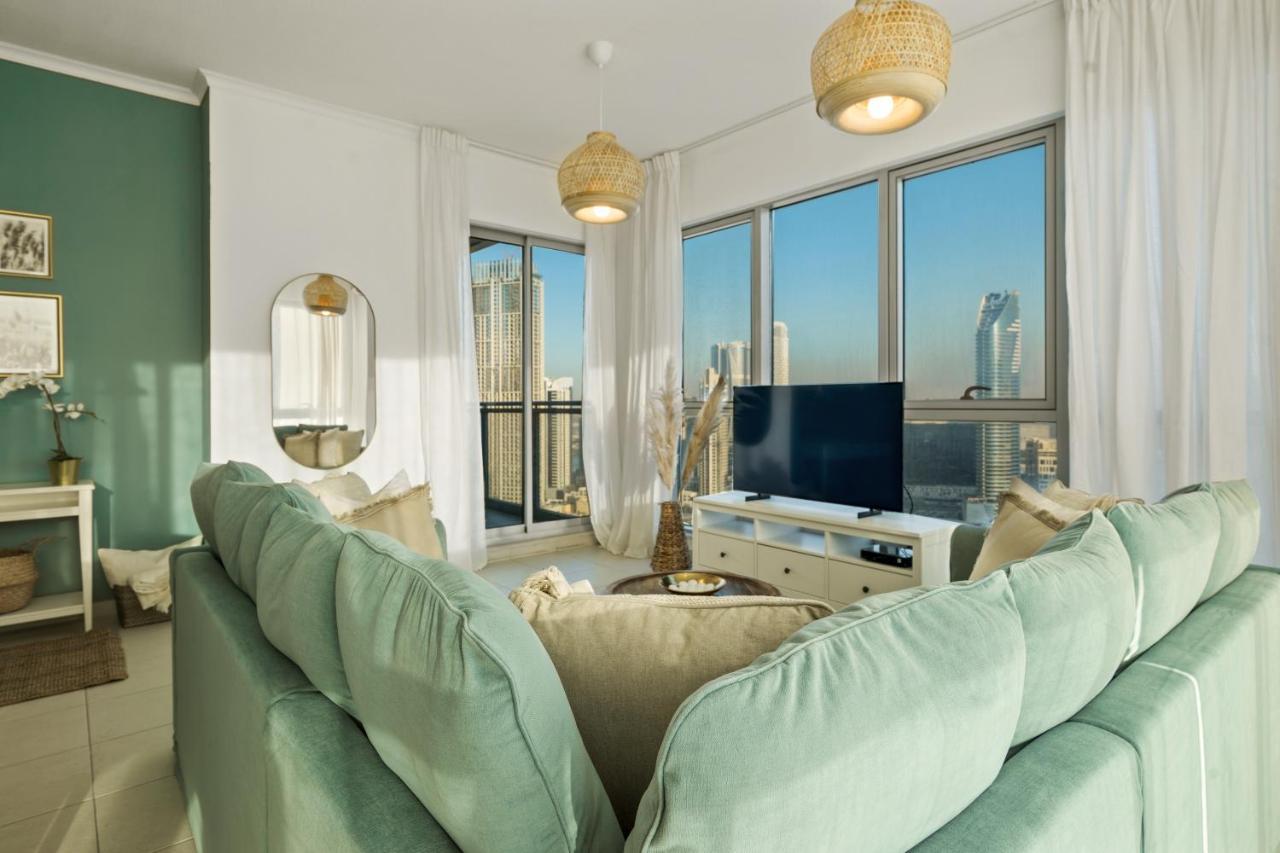Chic And Zen Apartment, Near Burj Khalifa Tower Dubai Exteriör bild