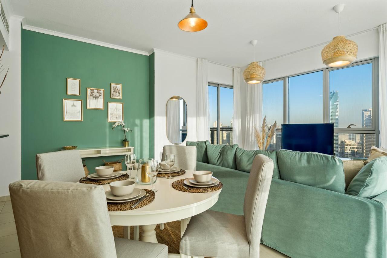 Chic And Zen Apartment, Near Burj Khalifa Tower Dubai Exteriör bild