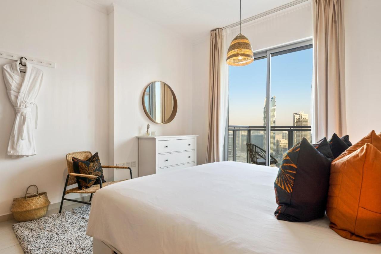 Chic And Zen Apartment, Near Burj Khalifa Tower Dubai Exteriör bild