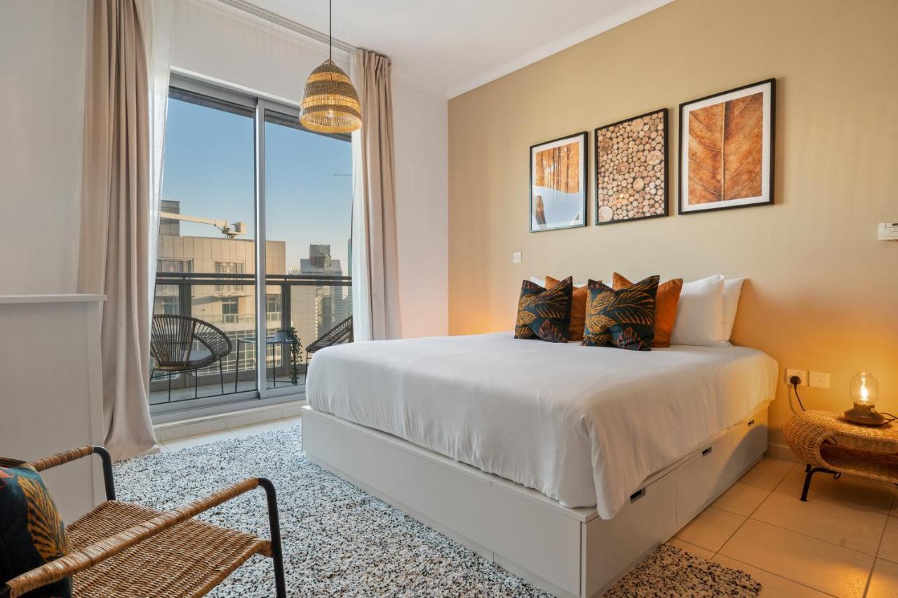 Chic And Zen Apartment, Near Burj Khalifa Tower Dubai Exteriör bild